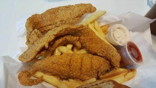 M4. Fried Catfish Basket(3Pcs)